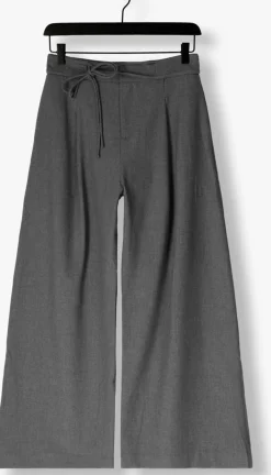 donkergrijze suncoo wijde broek jason