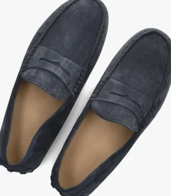 donkergrijze tod's instappers mocassino gommino macro 52k