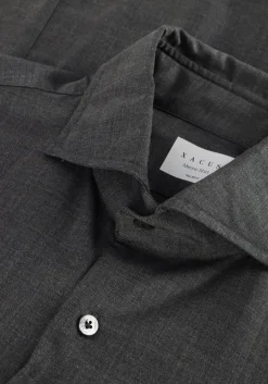 donkergrijze xacus klassiek overhemd 11220 mop721ml