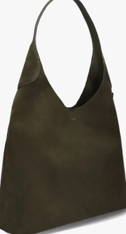 donkergroene coach schoudertas brooklyn shoulder bag 39