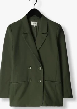 donkergroene gestuz blazer paulagz blazer