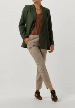 donkergroene gestuz blazer paulagz blazer