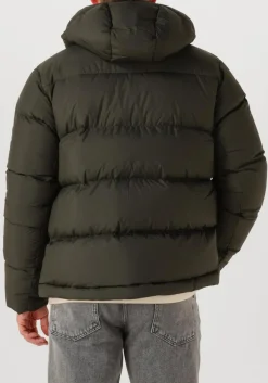 donkergroene peak performance gewatteerde jas m rivel down jacket