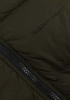 donkergroene peak performance gewatteerde jas m rivel down jacket