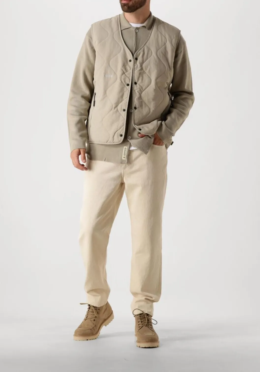 ecru american vintage slim fit jeans snopdog