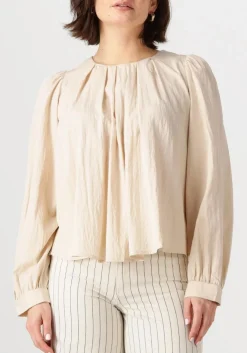 ecru co'couture blouses viva pleat blouse