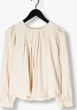 ecru co'couture blouses viva pleat blouse