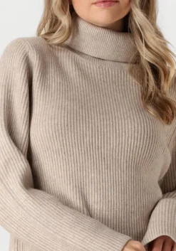 ecru co'couture coltrui row rib rollneck