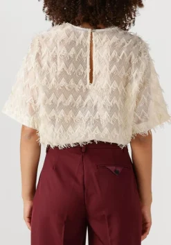 ecru co'couture top triangle blouse