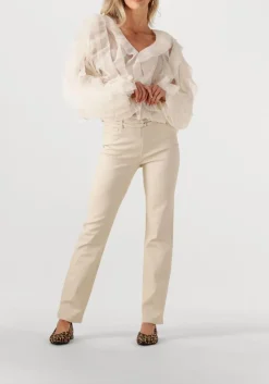 ecru dante6 blouses phora tulle ruffled top