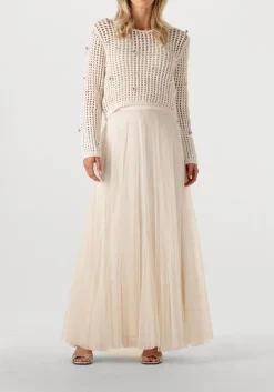 ecru dante6 trui valon beaded sweater