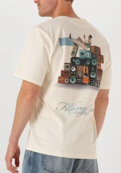 ecru filling pieces t-shirt t-shirt speaker wall