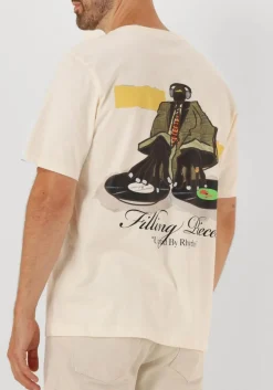 ecru filling pieces t-shirt t-shirt dj