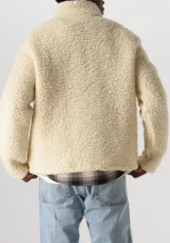 ecru forét trui wave half zip