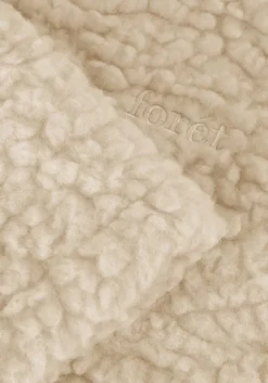 ecru forét trui wave half zip