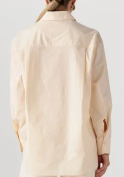 ecru forte forte blouses embroidered bci cotton popline overshirt shirt