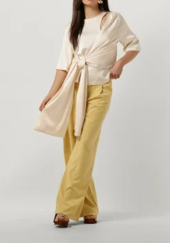 ecru gestuz top harper knot blouse