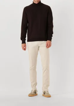 ecru gran sasso trui mock zip