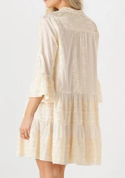 ecru greek archaic kori mini jurk 330681