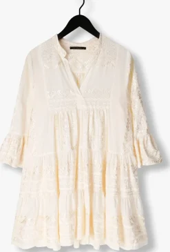 ecru greek archaic kori mini jurk 330681