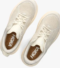 ecru hoka lage sneakers clifton one9