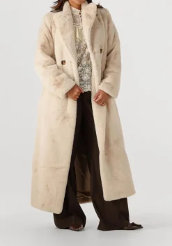 ecru ibana faux fur jas camille