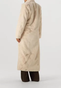 ecru ibana faux fur jas camille