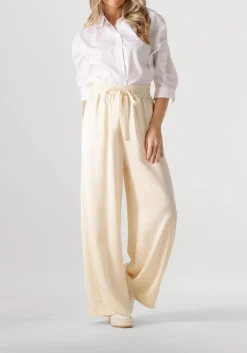 ecru ibana wijde broek paline