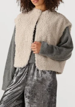 ecru knit-ted gilet joshie