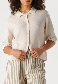 ecru knit-ted vest yoshi