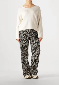 ecru mos mosh trui mmbine lsv-neck knit