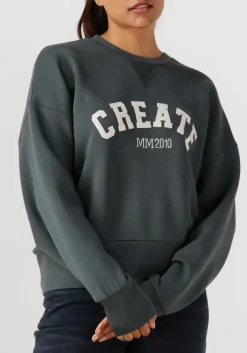 ecru mos mosh trui mmcelli o-ls sweatshirt