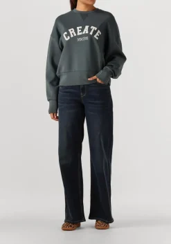 ecru mos mosh trui mmcelli o-ls sweatshirt