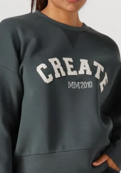 ecru mos mosh trui mmcelli o-ls sweatshirt