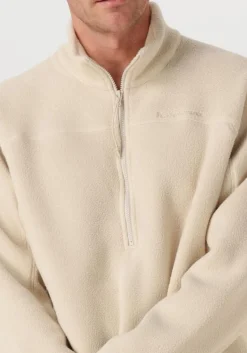 ecru peak performance trui m fleece half zip