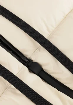 ecru peuterey gewatteerde jas kenid