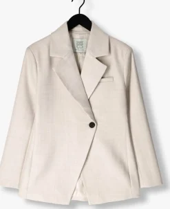 ecru second female blazer maximus fitted blazer