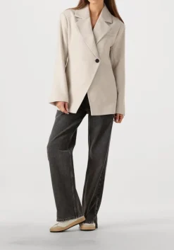 ecru second female blazer maximus fitted blazer