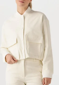 ecru second female jack liu new bomber