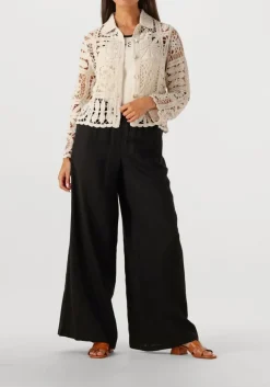 ecru summum blouses short cardigan flower crochet knit