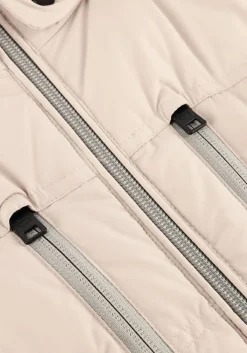 ecru woolrich gewatteerde jas matt stretch puffer jacket