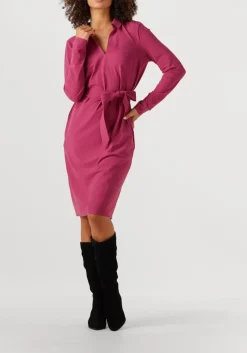 fuchsia japan tky midi jurk nenema