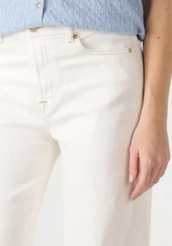 gebroken wit 7 for all mankind wide jeans lotta sugar