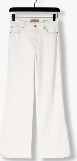 gebroken wit 7 for all mankind wide jeans lotta sugar