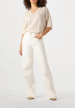 gebroken wit 7 for all mankind wide jeans lotta sugar