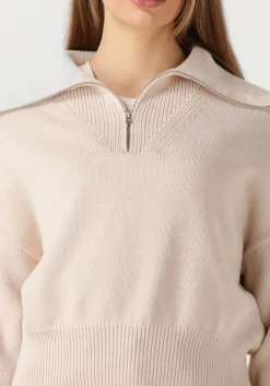 gebroken wit closed vest cropped troyer