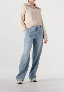 gebroken wit closed vest cropped troyer