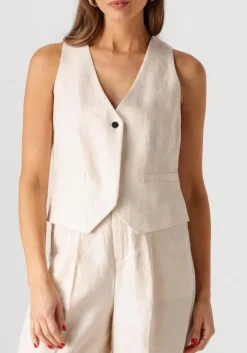 gebroken wit copenhagen muse gilet nature waistcoat