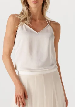 gebroken wit dante6 top obu satin singlet