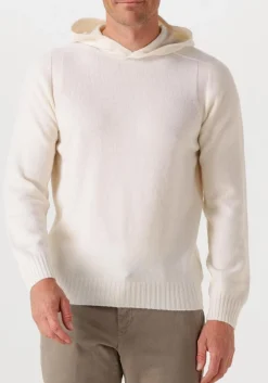 gebroken wit gran sasso trui pull hood